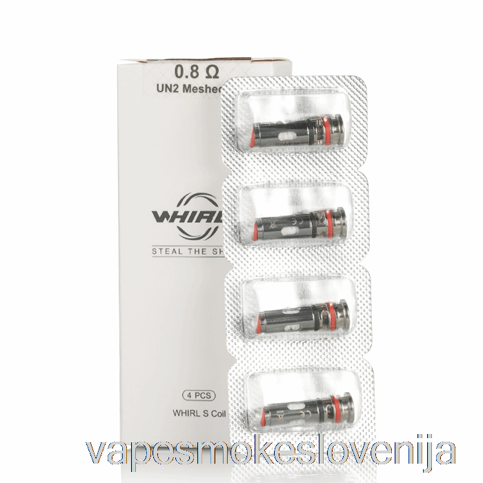 Vape Petrol Uwell Whirl S Nadomestne Tuljave [whirl S] 0,8 Ohm Un2 Mrežaste Tuljave